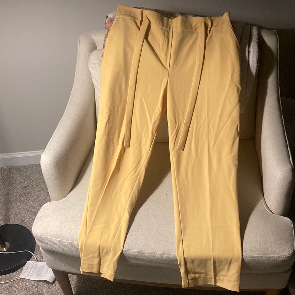 Pale Yellow Slacks